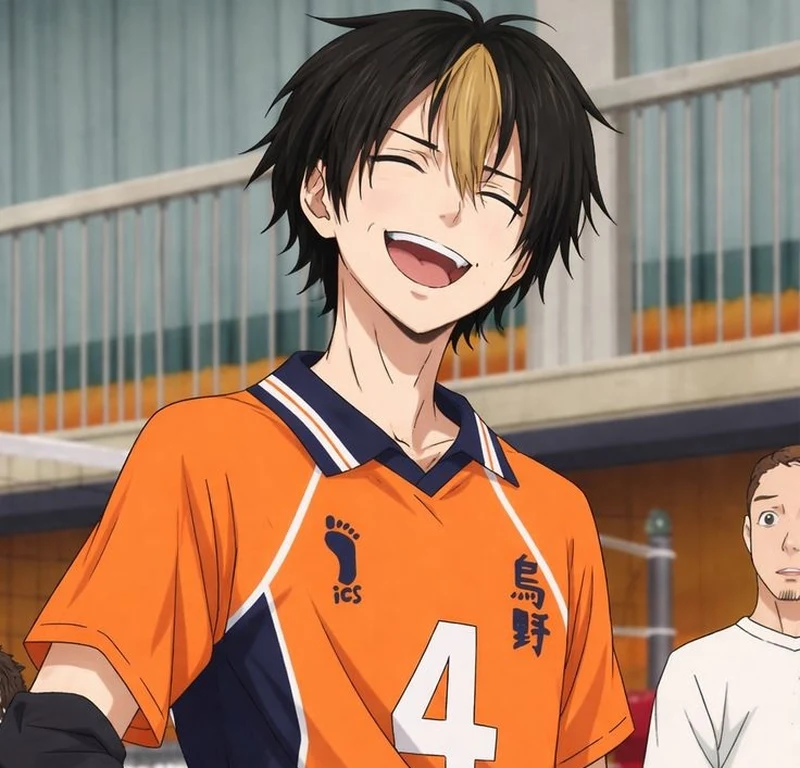 Thanh xuân rực rỡ thể hiện trong ảnh anime bóng chuyền