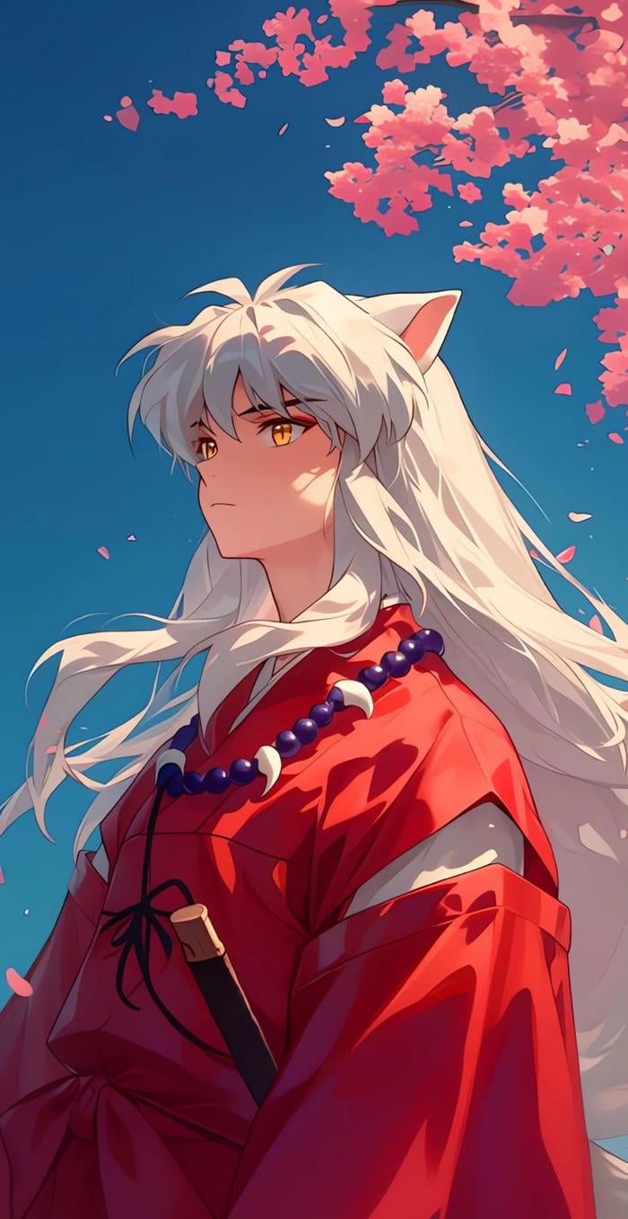 ảnh Inuyasha tạo dáng hành động