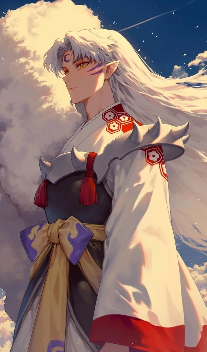 ánh mắt kiên cường ảnh Inuyasha