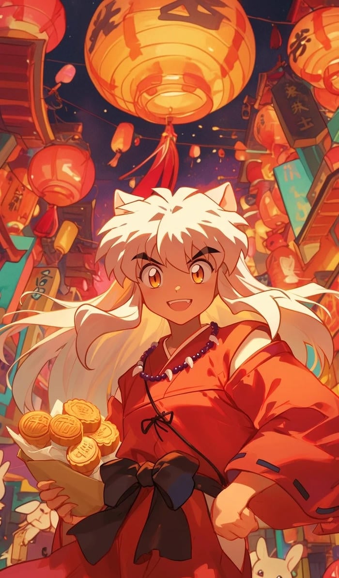 cảnh Inuyasha tạo hình bán yêu