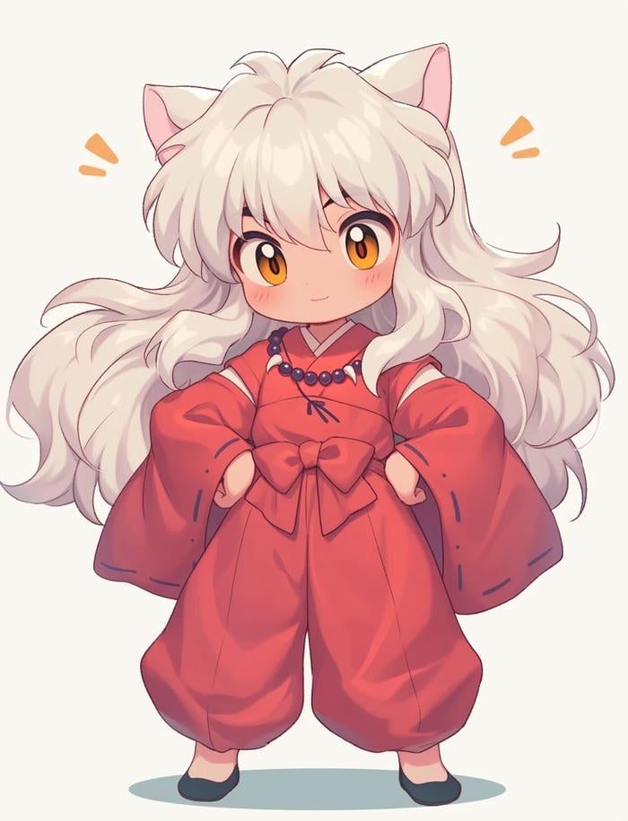 hình ảnh Inuyasha cầm thiết toái nha