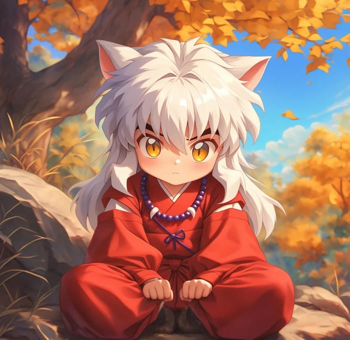 hình ảnh Inuyasha phong cách kiếm sĩ