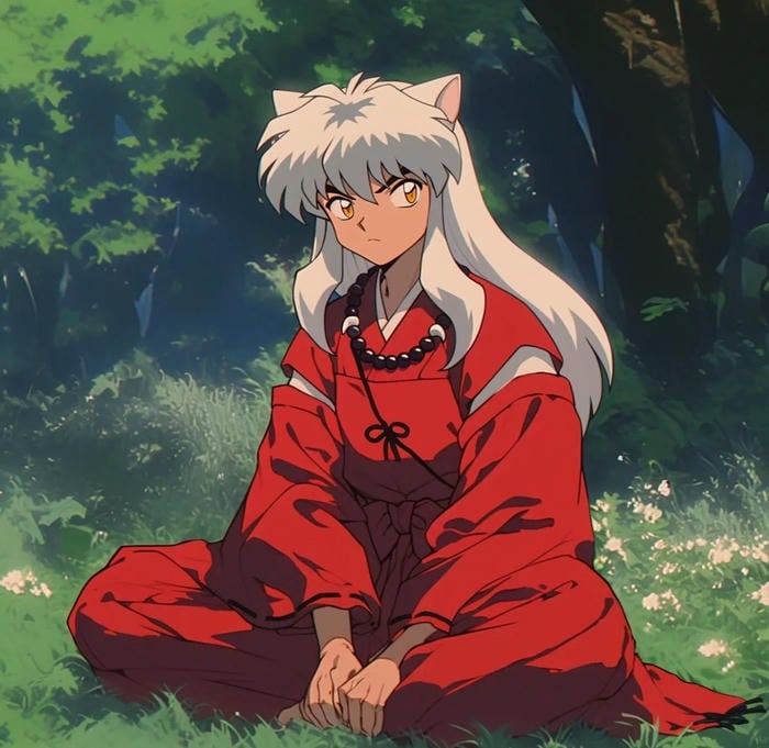 thần thái chiến binh rõ nét ảnh Inuyasha