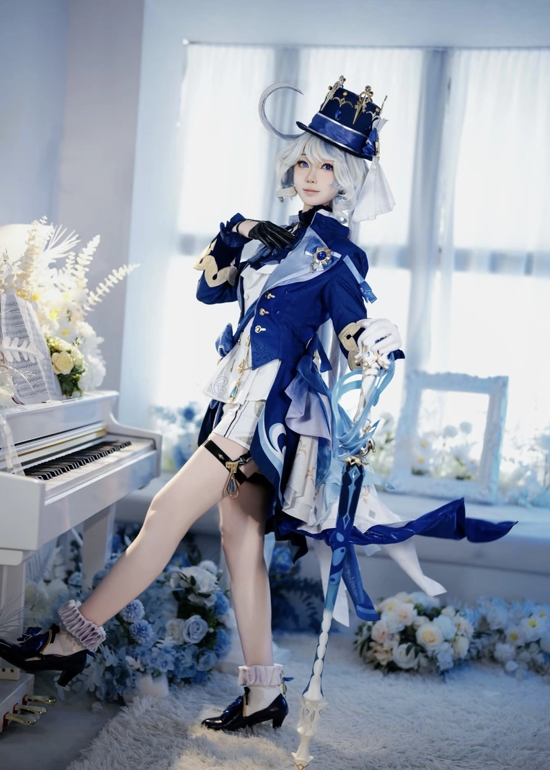 Ảnh Furina cosplay mang vẻ đẹp thanh lịch đầy sức hút