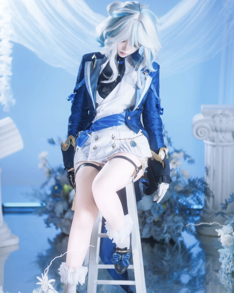 Ảnh Furina cosplay sở hữu gương mặt xinh xắn đáng yêu