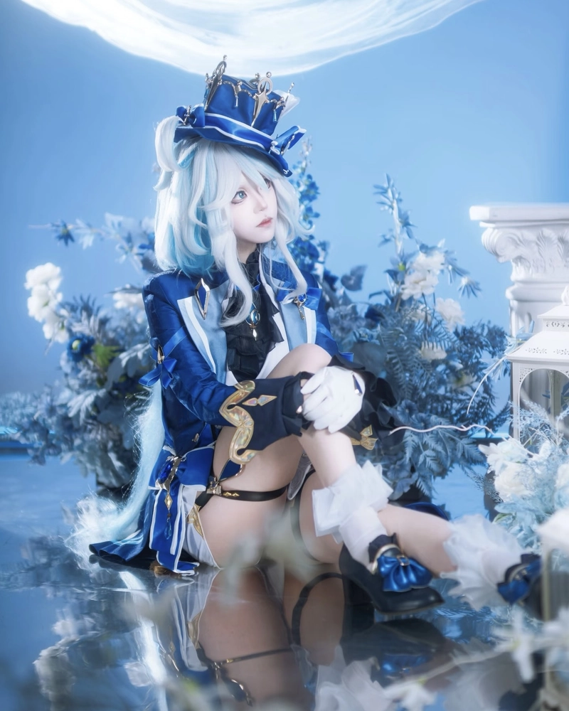 Ảnh Furina cosplay toát lên nét đẹp sang trọng tinh tế