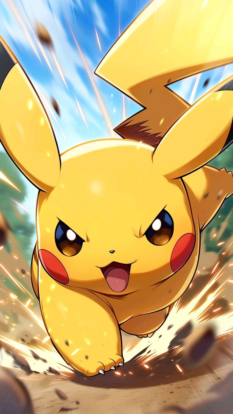 Ảnh Pikachu dễ thương dành cho fan yêu thích Pokémon nổi tiếng