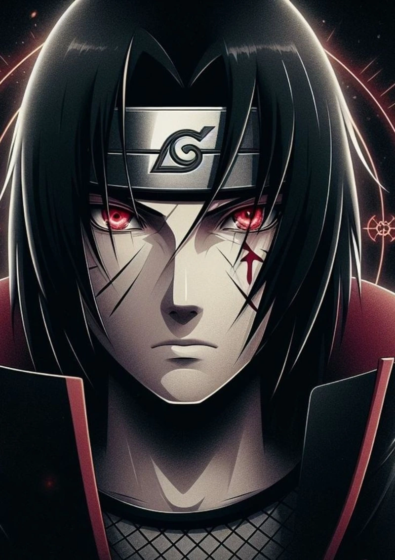Ảnh Thành viên Akatsuki Uchiha Itachi với tạo hình quen thuộc