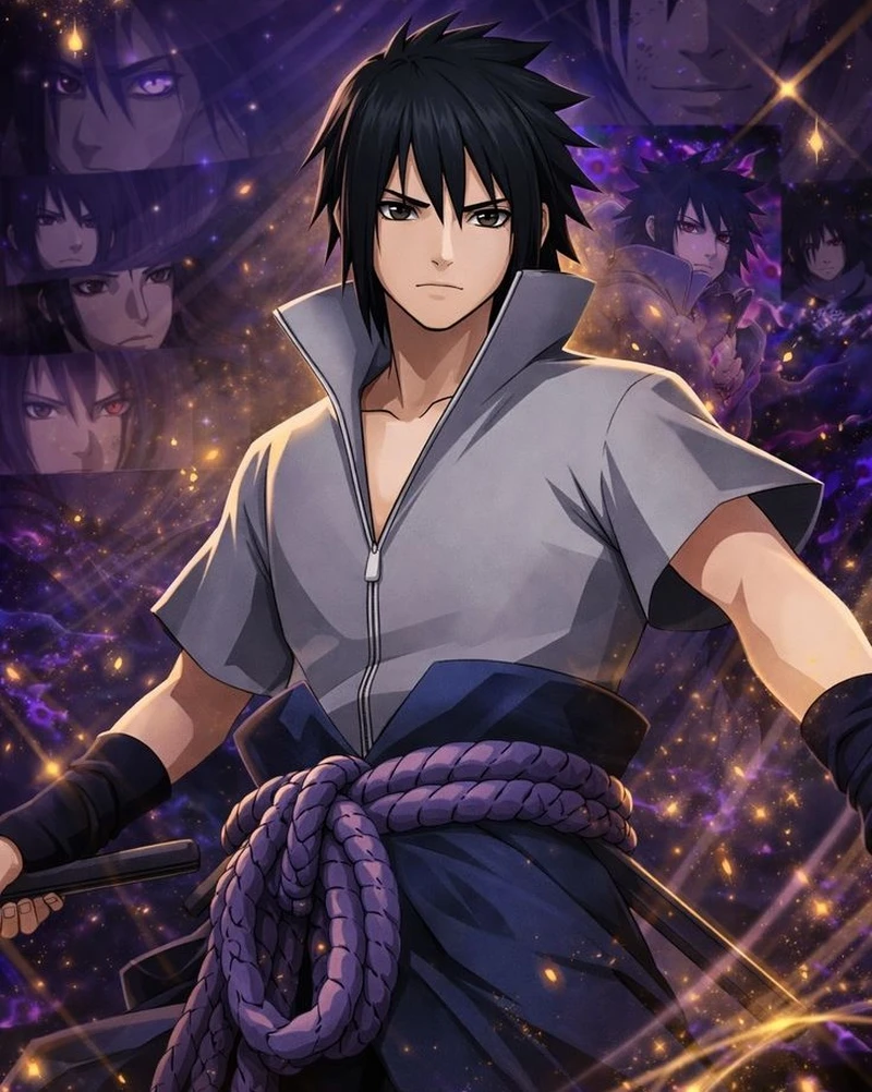 Ảnh avatar anime nam với ánh mắt buồn đầy chiều sâu