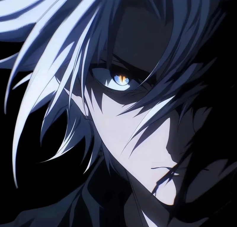 Ảnh avatar anime nam với vibe dark bí ẩn cuốn hút