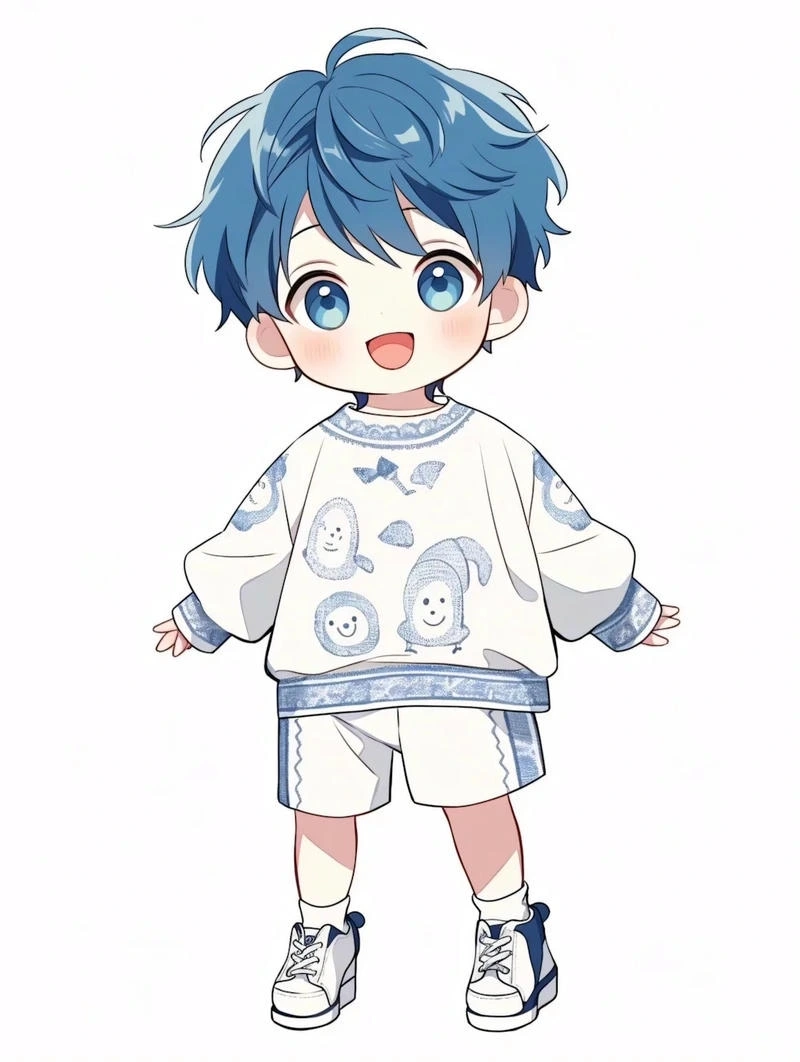 Anime cute nam cùng nụ cười ấm áp dễ thương