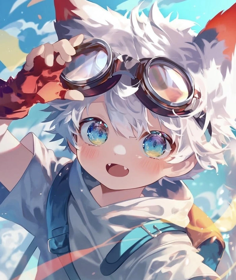 Anime cute nam với tạo hình thư sinh trẻ trung