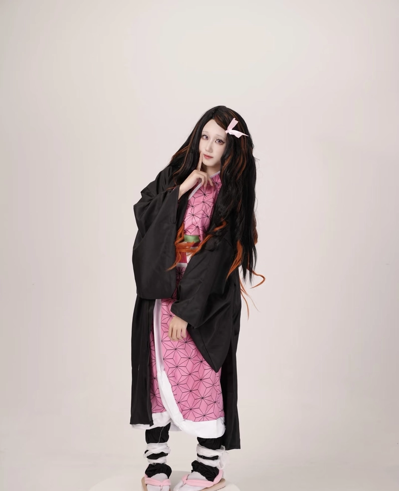 Bức ảnh cosplay Nezuko cùng ánh mắt ngây thơ quen thuộc