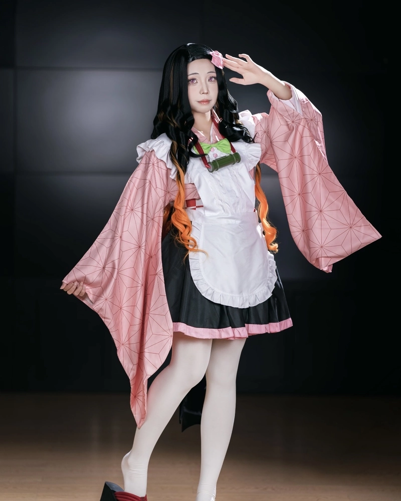 Bức hình cosplay Nezuko cùng thần sắc dịu dàng tự nhiên