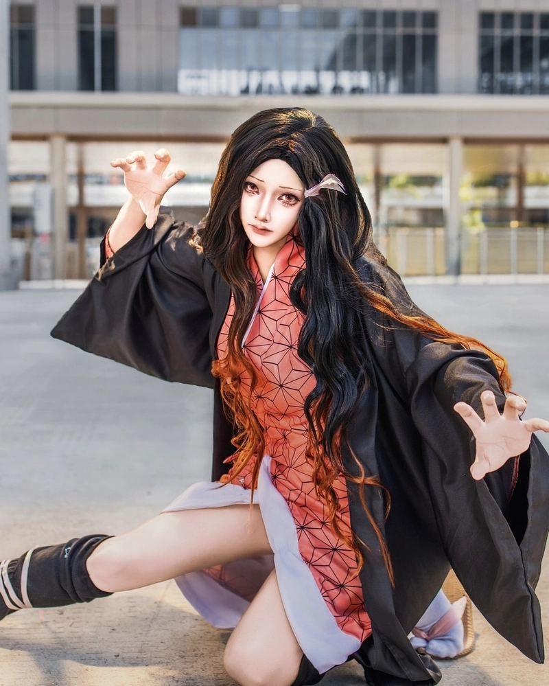 Bức hình cosplay Nezuko với vẻ đẹp thuần khiết dễ mến