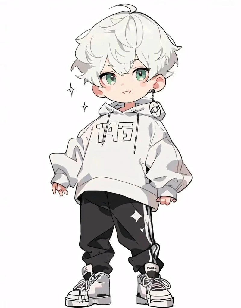 Chàng trai tóc đẹp trong ảnh anime cute nam