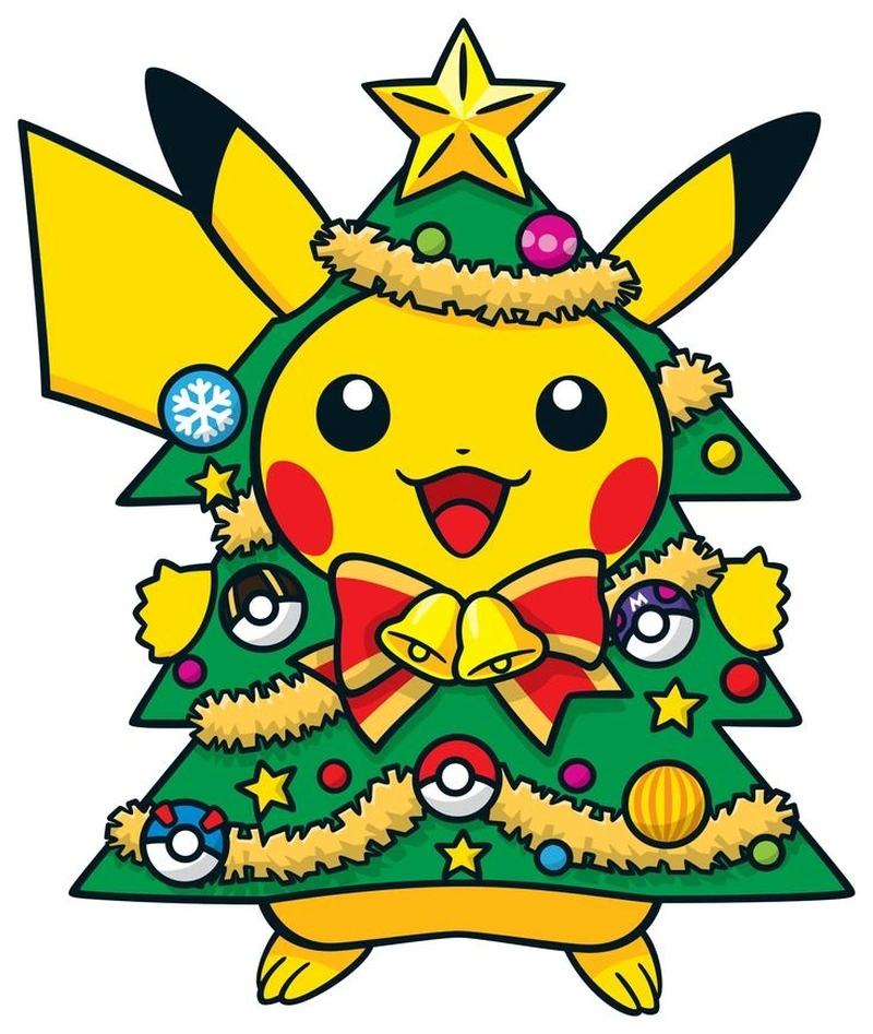 Đôi má điện của Pikachu tạo điểm nhấn cực kỳ nổi bật