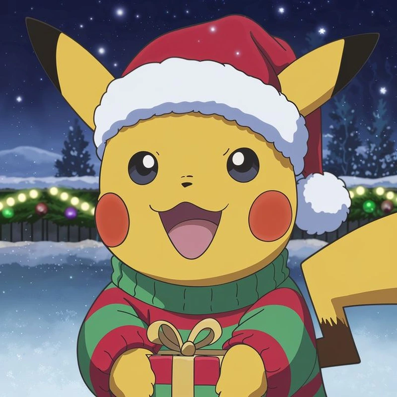 Hành động đáng yêu của Pikachu khiến hình ảnh thêm nổi bật