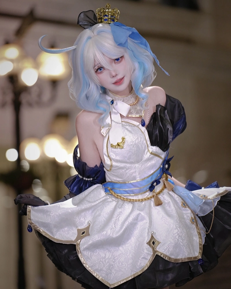 Hình Furina cosplay mang vẻ đẹp thanh khiết duyên dáng