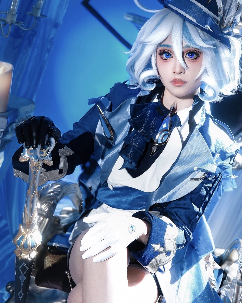 Hình Furina cosplay sở hữu nét đẹp tinh khôi đáng yêu