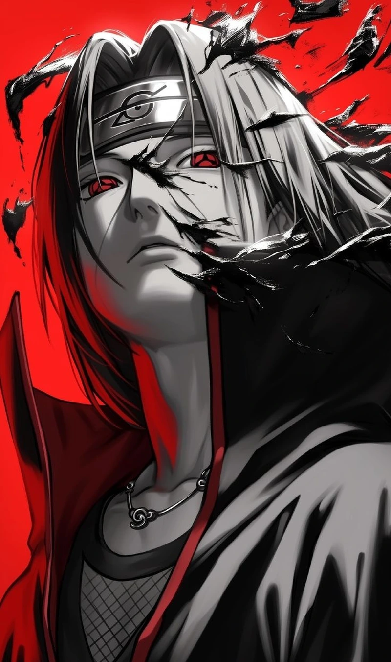 Hình ảnh Itachi Uchiha cùng thần thái huyền bí cuốn hút