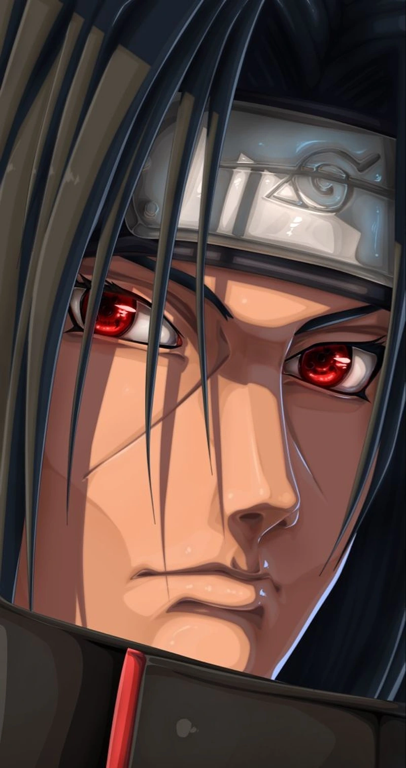 Hình ảnh Uchiha Itachi trong trang phục Akatsuki nổi bật