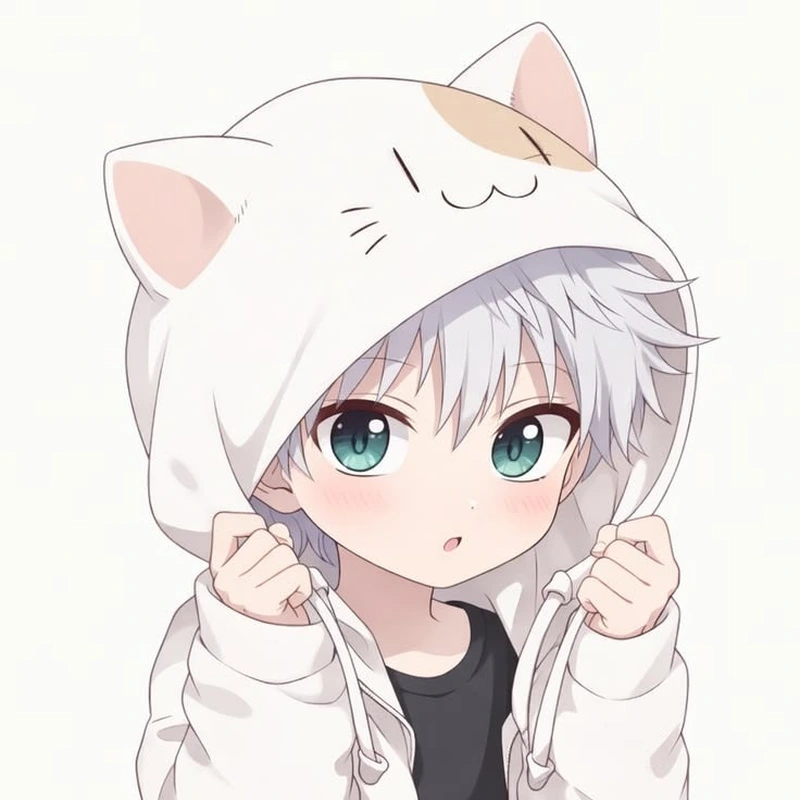 Hình ảnh anime cute nam cùng gương mặt sáng cuốn hút