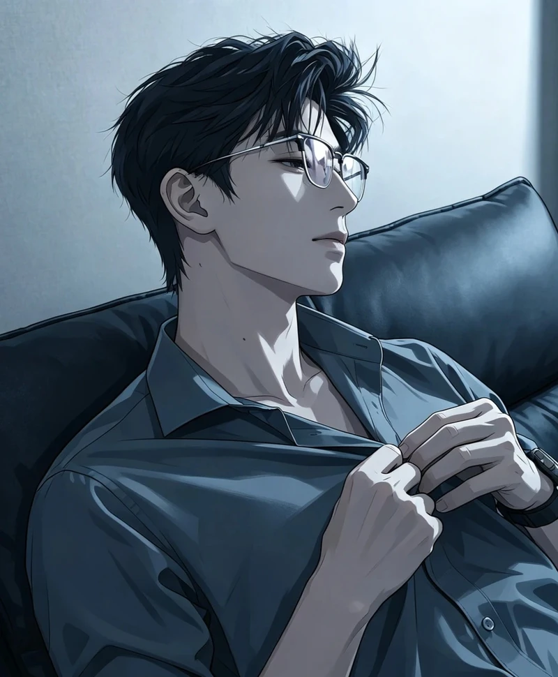 Hình ảnh avatar anime nam mang phong cách lạnh lùng mạnh mẽ