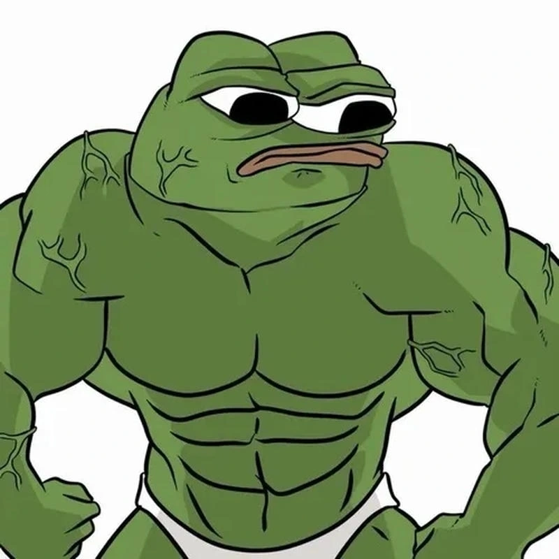 Hình ảnh meme ếch xanh bựa với biểu cảm khó đỡ