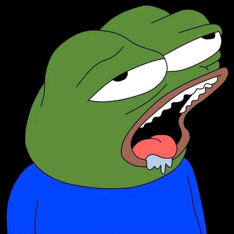 Meme ếch xanh bựa với khuôn mặt cạn lời cực hài