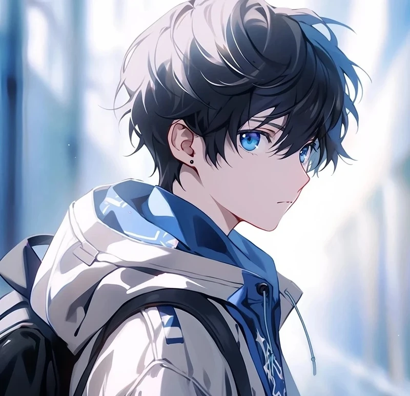 Nam chính anime với vibe cô độc đầy bí ẩn