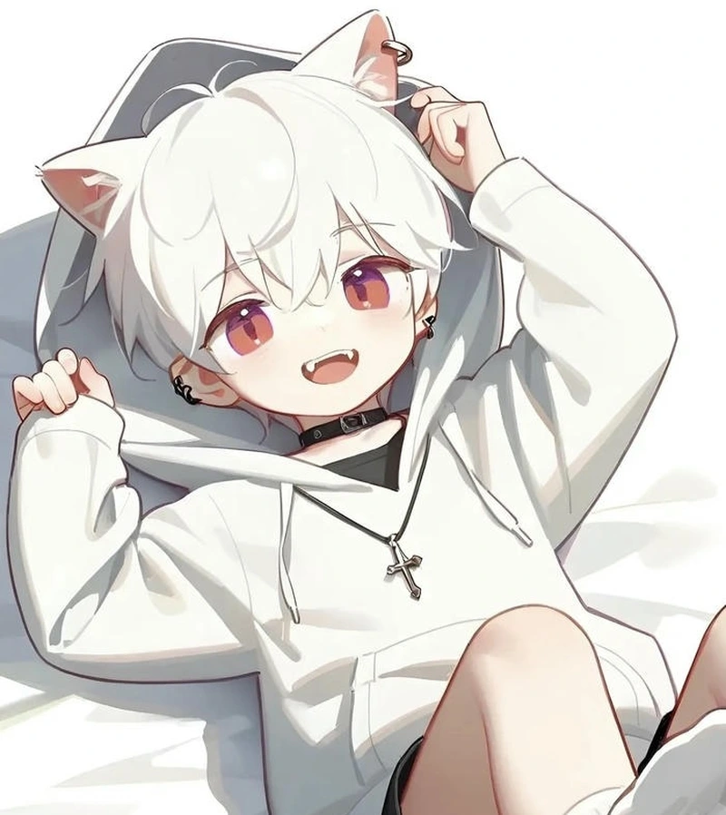 Nét vẽ học đường đẹp mắt của anime cute nam