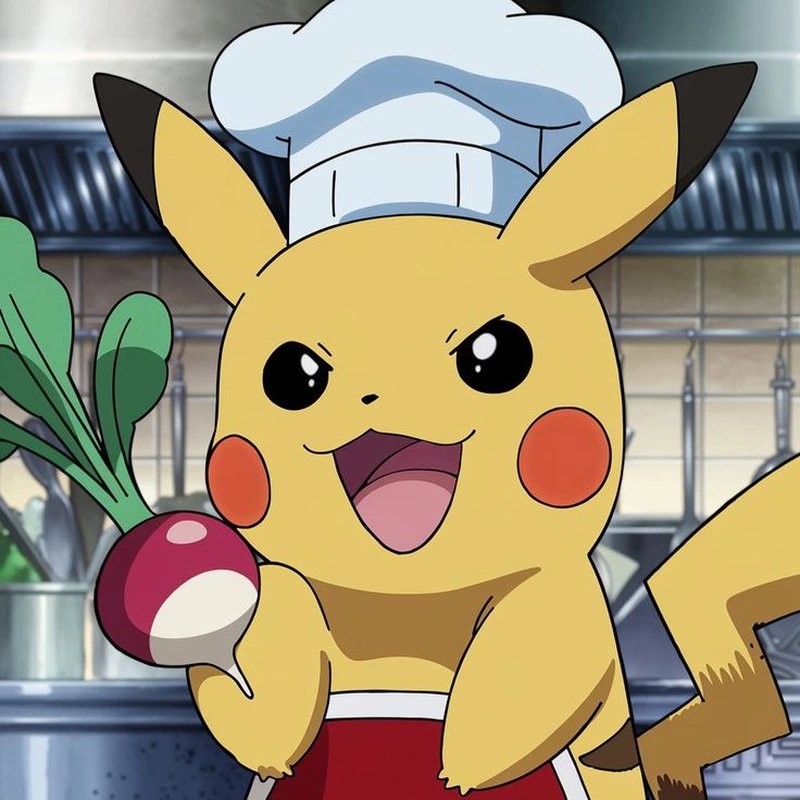 Pikachu cùng biểu cảm vui vẻ khiến fan Pokémon yêu thích