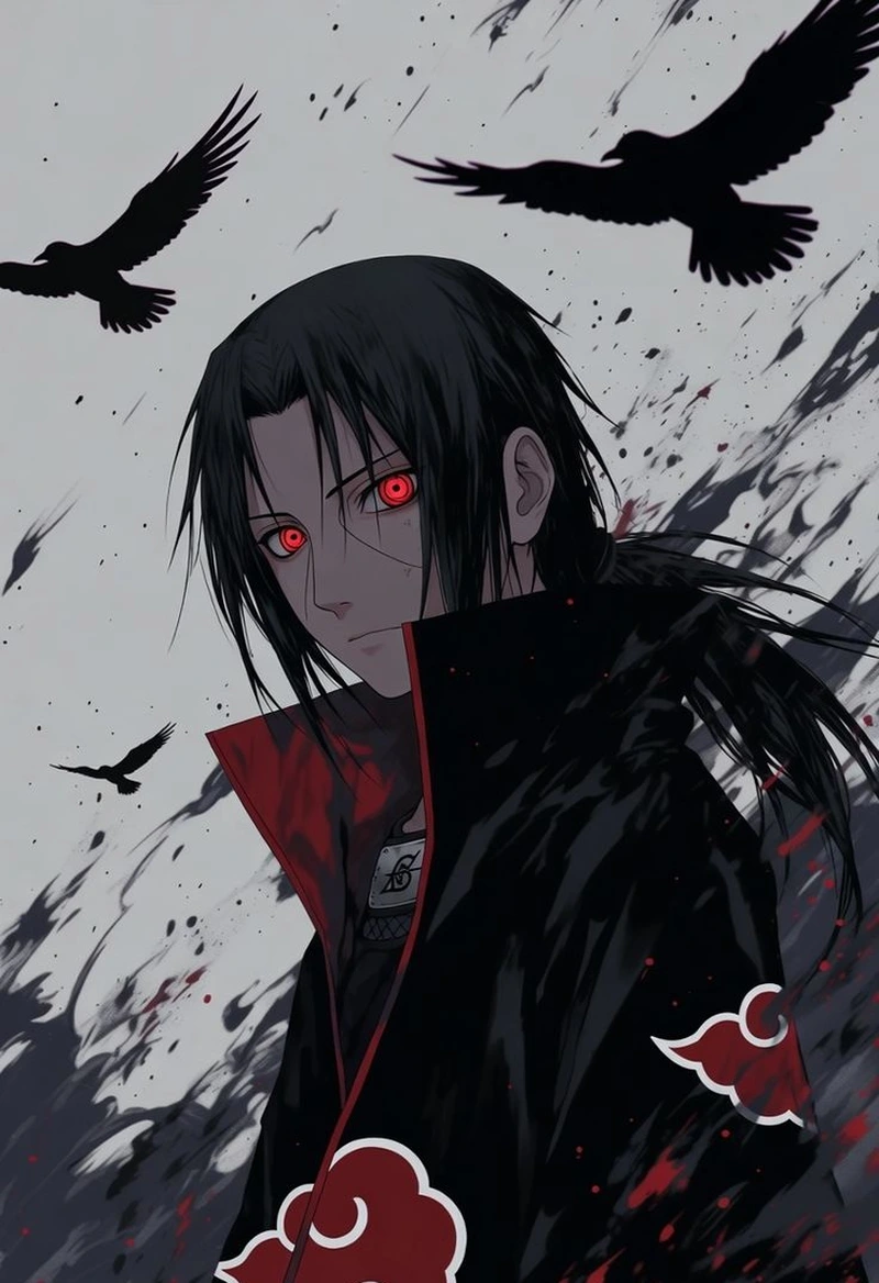 Uchiha Itachi cùng ánh mắt sắc lạnh khiến fan ấn tượng