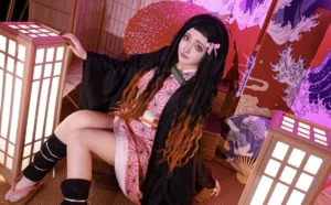 cosplay nezuko thumbnail