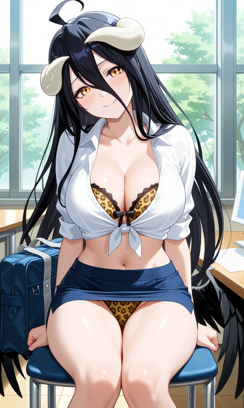 Albedo hentai thân hình cực phẩm