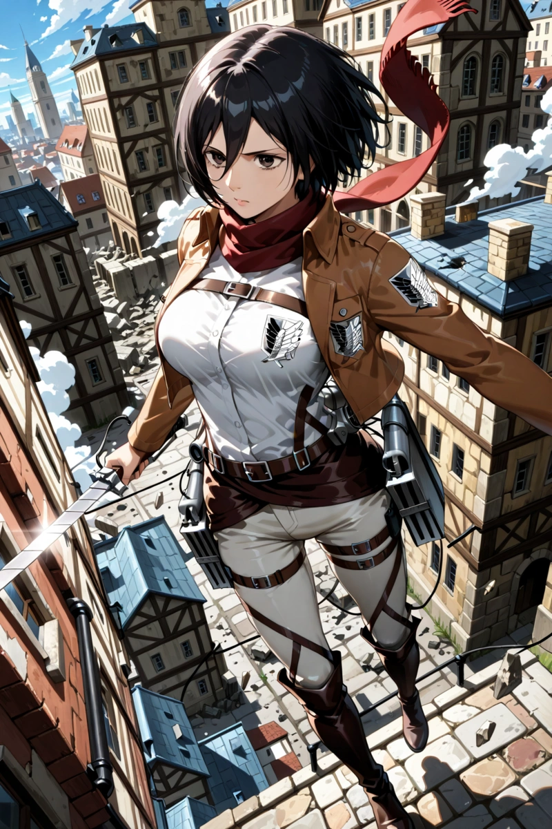 Ảnh Mikasa hentai khỏa thân gợi dục