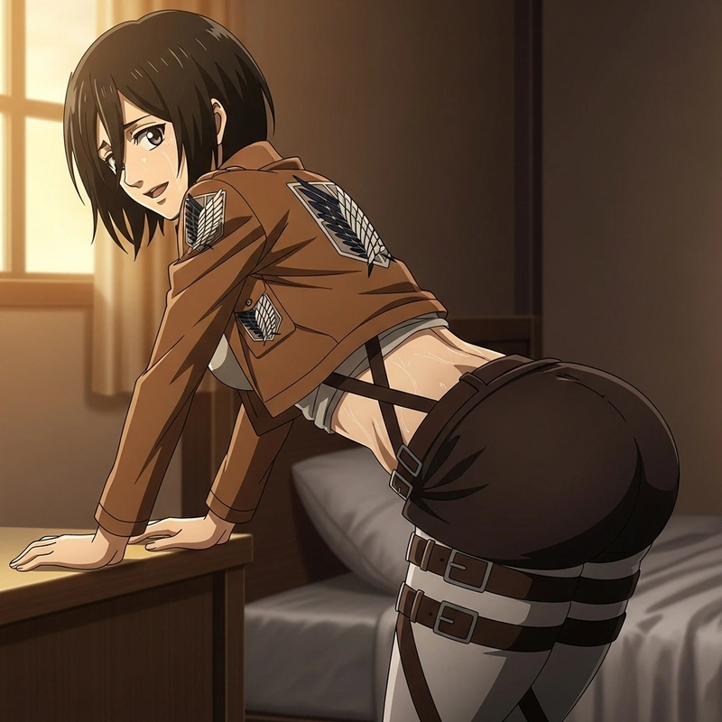 Ảnh Mikasa hentai vòng 1 to tròn quyến rũ