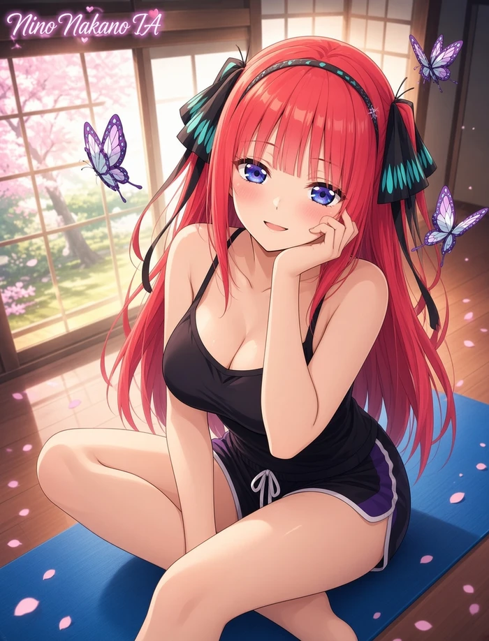 Ảnh Nakano Miku manga show vú to eo thon