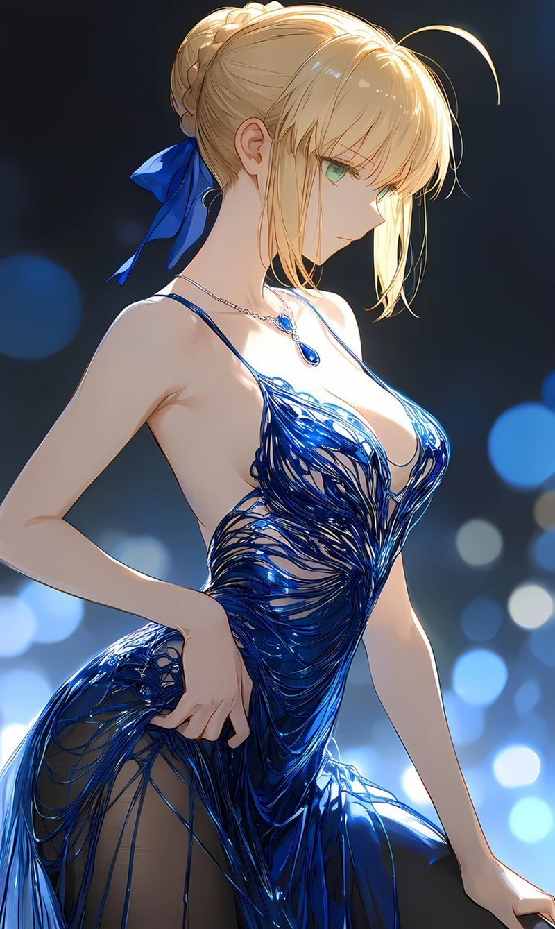 Ảnh Saber hentai anime ngực tròn cuốn hút