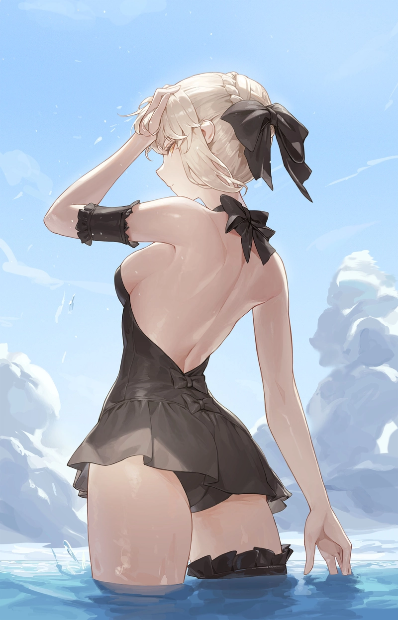 Ảnh Saber hentai doujin mông to siêu phẩm
