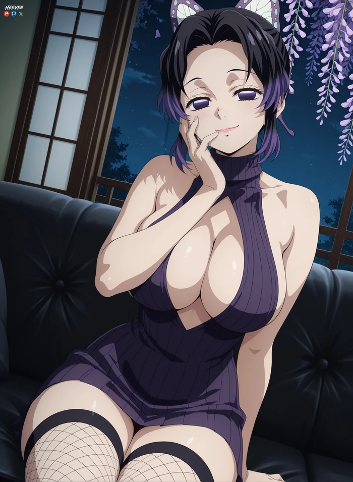 Ảnh Shinobu Kocho anime 18+ không mặc quần áo