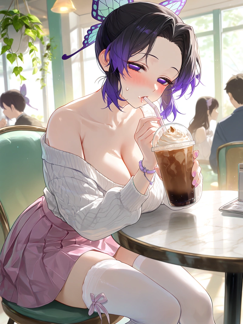 Ảnh Thanh Gươm Diệt Quỷ hentai khoe ngực tròn đầy đặn