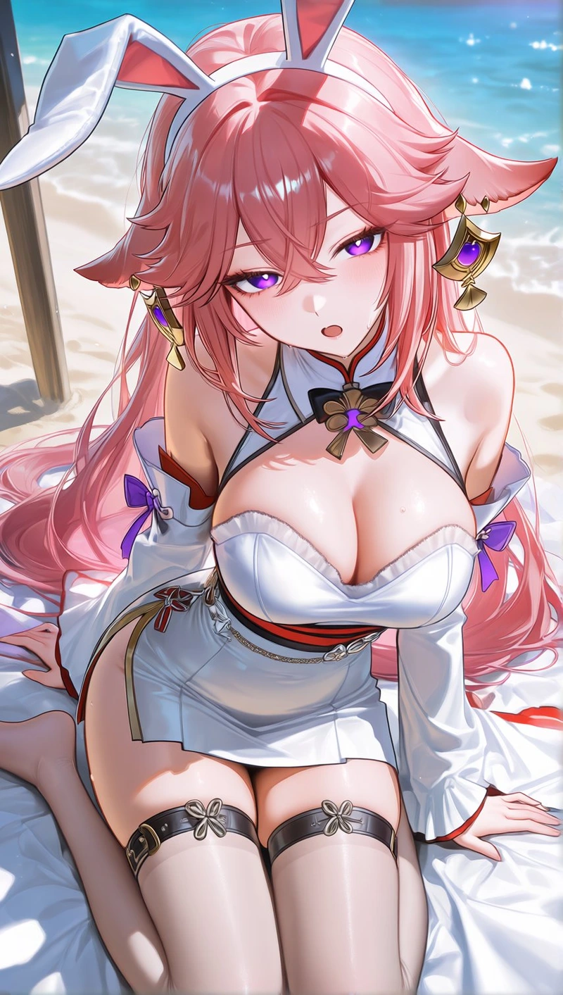 Ảnh Yae Miko hentai khoe thân nóng bỏng