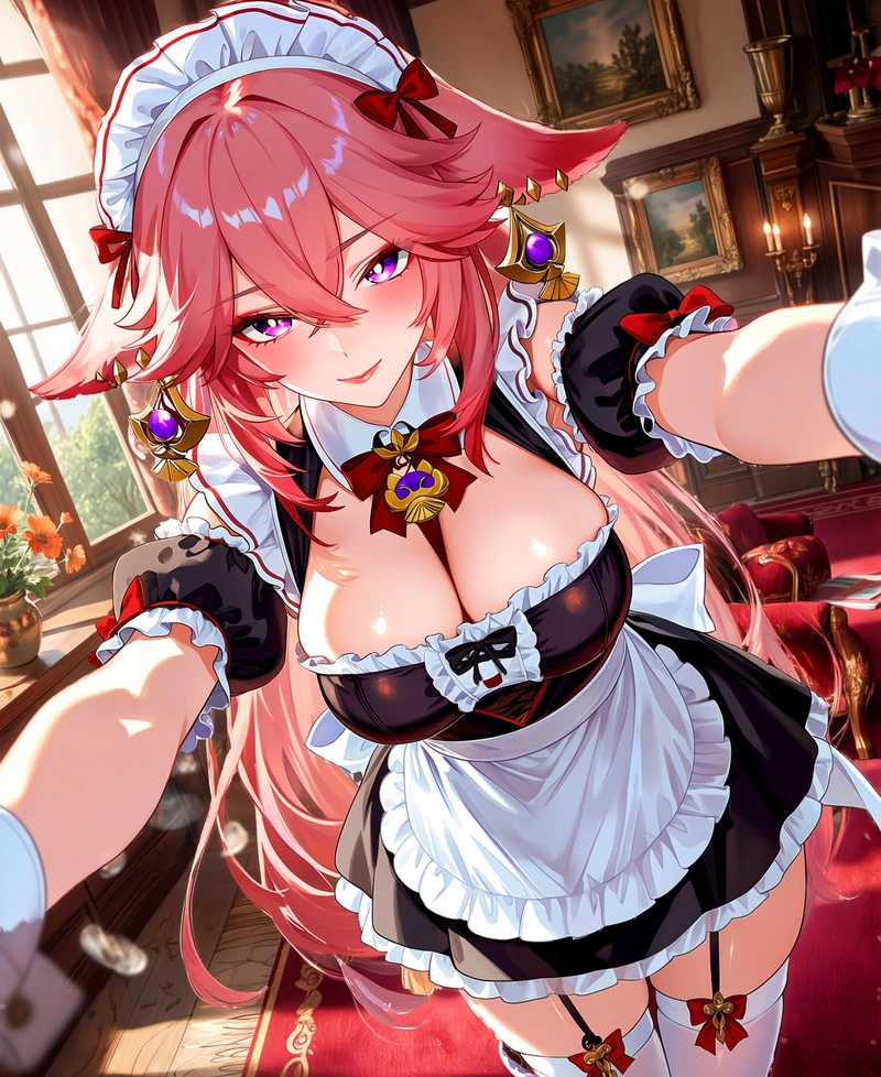 Ảnh Yae Miko hentai vòng ngực căng