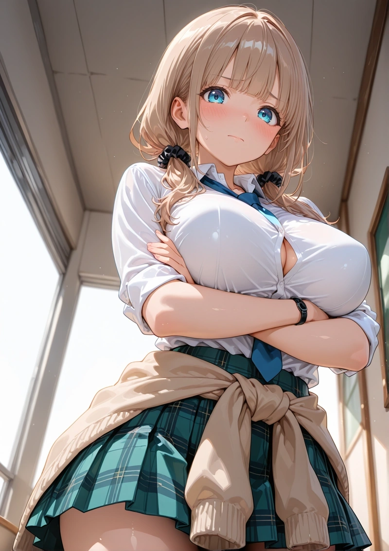 Ảnh anime khoe vòng ba căng tròn gợi cảm