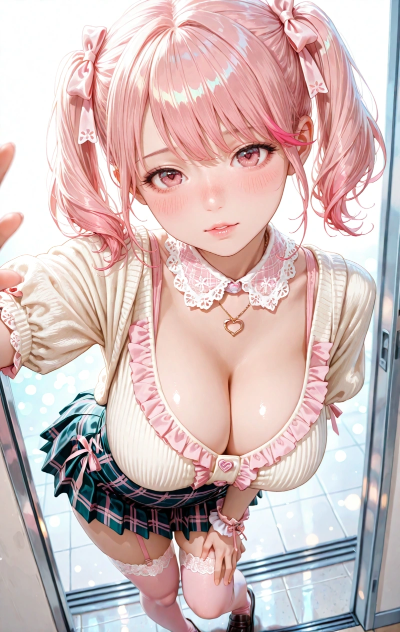 Ảnh anime không che vòng ba tròn đầy gợi cảm