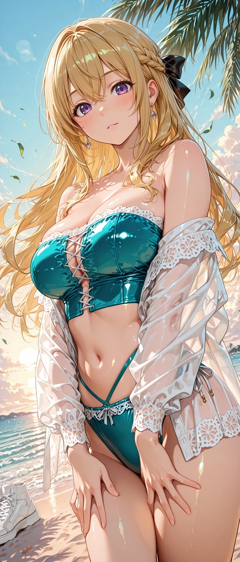 Ảnh anime vòng ba căng tròn quyến rũ