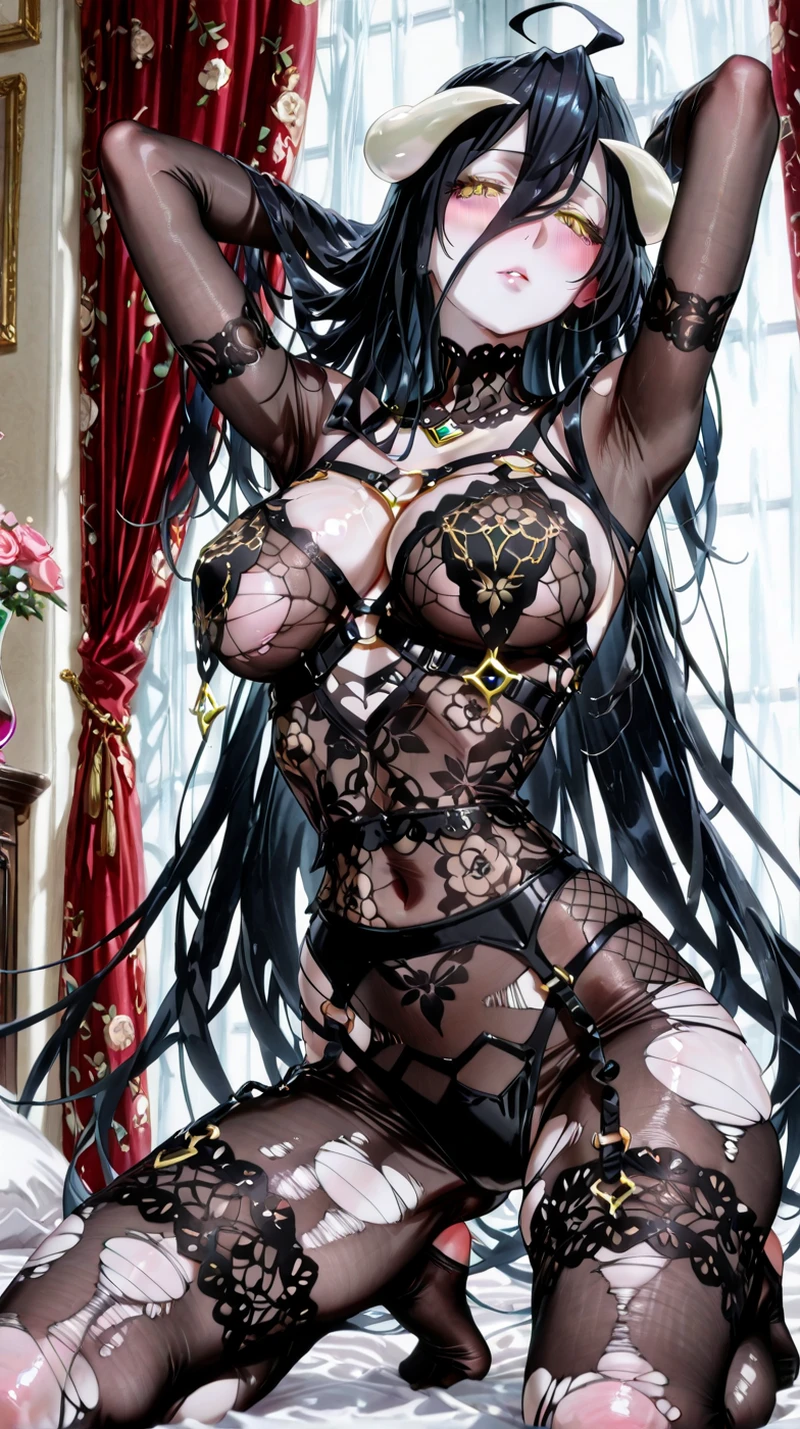 Ảnh hentai Albedo khoe thân nóng bỏng