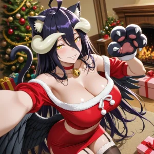 Ảnh hentai Albedo lộ hàng rõ nét